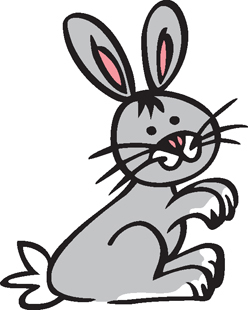 Bunny Rabbit decal 01a